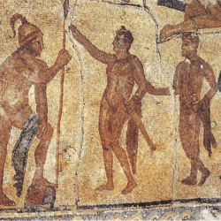 Un juramento a la sabiduría en un mosaico romano de Mérida